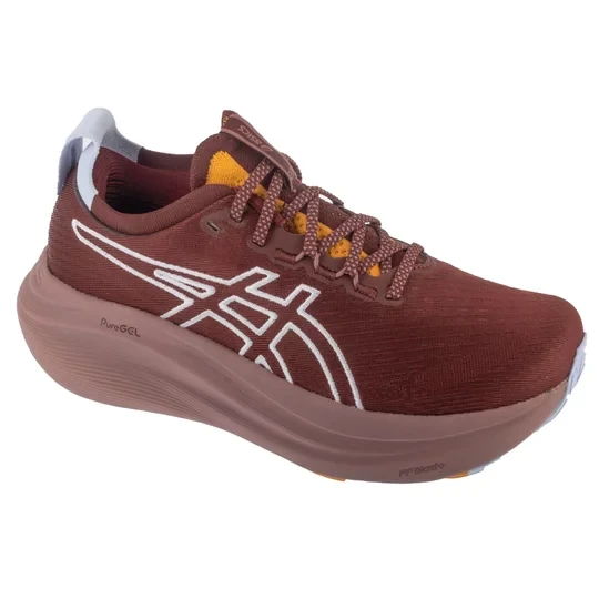 Zdjęcie produktu ASICS Gel-Nimbus 27 TR 1012B908-600, Damskie, Bordowe, buty do biegania, tkanina, rozmiar: 37