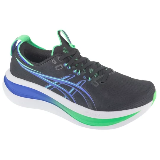 Zdjęcie produktu ASICS Gel-Nimbus 28 1011C127-003, Męskie, Czarne, buty do biegania, tkanina, rozmiar: 42