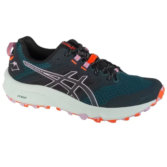 Zdjęcie produktu ASICS Gel-Trabuco Terra 2 1012B427-300, Damskie, Zielone, buty do biegania, przewiewna siateczka, rozmiar: 37