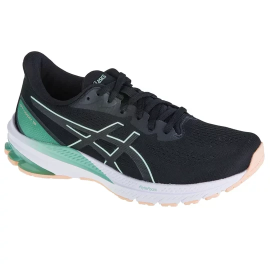 Zdjęcie produktu ASICS GT-1000 12 1012B450-006, Damskie, Czarne, buty do biegania, tkanina, rozmiar: 36