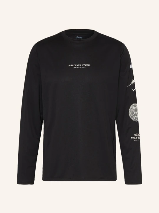 Zdjęcie produktu Asics Koszulka Do Biegania Fujitrail Logo Ls schwarz CZARNY