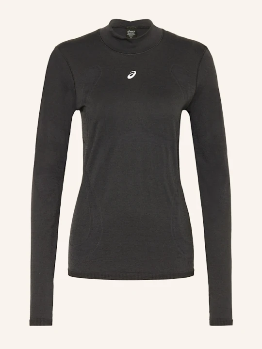 Zdjęcie produktu Asics Koszulka Do Biegania Road Winter Seamless Z Wełną Merino schwarz CZARNY