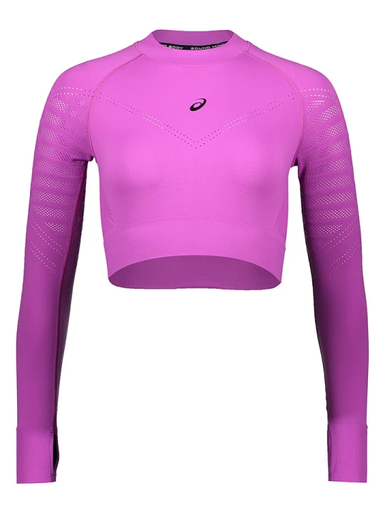 Zdjęcie produktu asics Koszulka funkcyjna "Seamless" w kolorze różowym rozmiar: XL