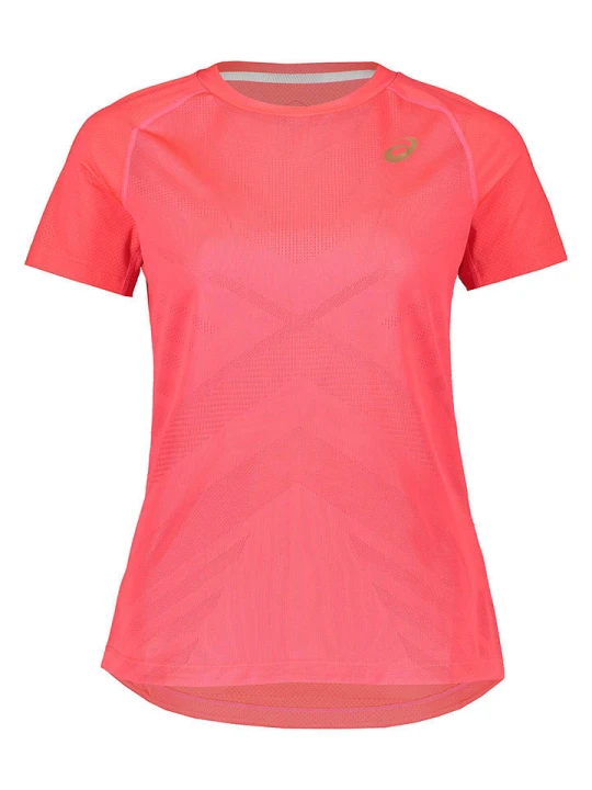 Zdjęcie produktu asics Koszulka funkcyjna "Tennis" w kolorze różowym rozmiar: M