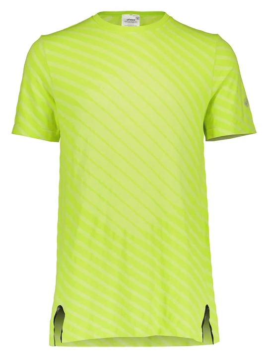 Zdjęcie produktu asics Koszulka sportowa w kolorze jaskrawozielonym rozmiar: M