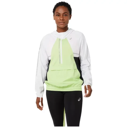 Zdjęcie produktu ASICS Lite-Show Jacket 2012C365-100, Damskie, Białe, kurtki, poliester, rozmiar: XS