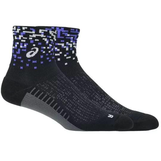 Zdjęcie produktu ASICS Performance Run Quarter Sock 3013B284-001, Unisex, Czarne, skarpetki, nylon, rozmiar: 35-38
