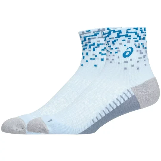 Zdjęcie produktu ASICS Performance Run Quarter Sock 3013B284-400, Unisex, Niebieskie, skarpetki, nylon, rozmiar: 35-38