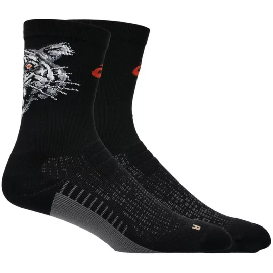 Zdjęcie produktu ASICS Performance Run Sock Crew 3013A976-003, Unisex, Czarne, skarpetki, poliamid, rozmiar: 43-46