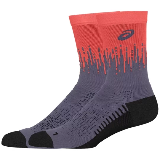 Zdjęcie produktu ASICS Performance Run Sock Crew 3013A977-501, Unisex, Szare, skarpetki, syntetyk, rozmiar: 35-38