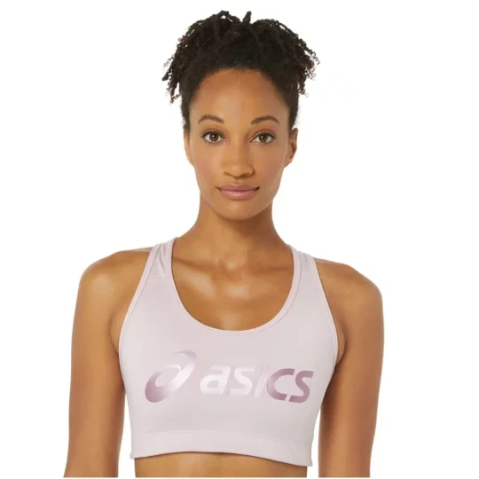 Zdjęcie produktu ASICS Sakura Asics Logo Bra 2012C362-700, Damskie, Różowe, biustonosze sportowe, poliester, rozmiar: M