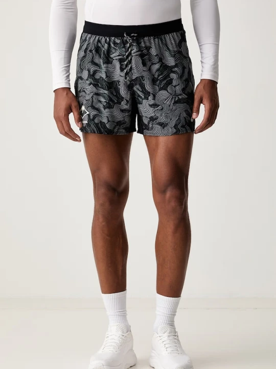 Zdjęcie produktu Asics szorty sportowe męskie FUJITRAIL ALL OVER PRINT 5IN SHORT czarny