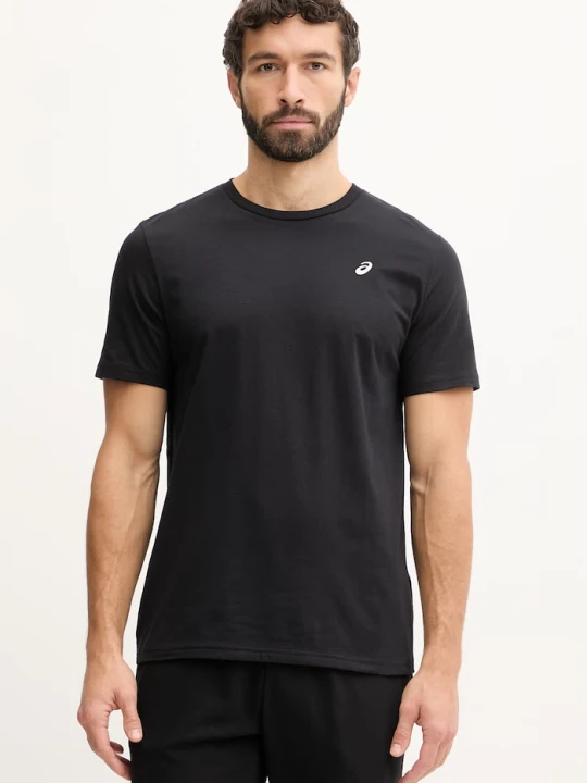 Zdjęcie produktu Asics t-shirt treningowy SPIRAL EMBROIDERY czarny