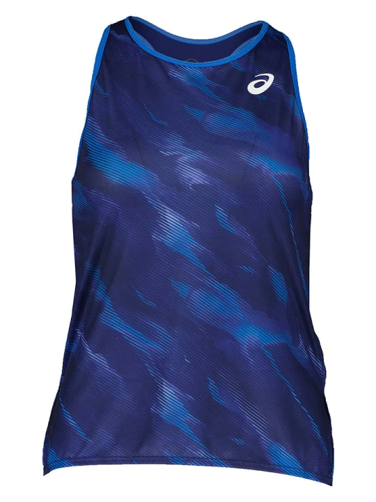 Zdjęcie produktu asics Top sportowy w kolorze granatowym rozmiar: S