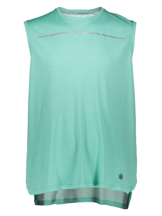 Zdjęcie produktu asics Top sportowy w kolorze turkusowym rozmiar: XL