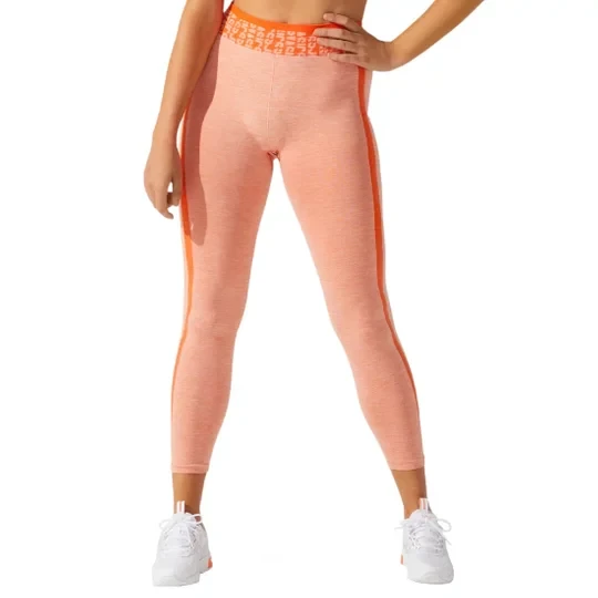 Zdjęcie produktu Asics W Cropped Logo Seamless Tight 2032B789-800, Damskie, Pomarańczowe, leginsy, poliester, rozmiar: L