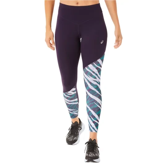 Zdjęcie produktu ASICS Wild Camo 7 / 8 Tight 2012C379-500, Damskie, Fioletowe, leginsy, poliester, rozmiar: M