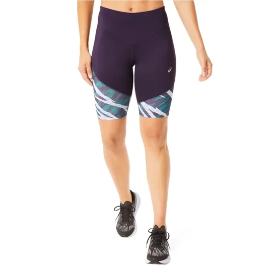 Zdjęcie produktu ASICS Wild Camo Sprinter Short 2012C377-500, Damskie, Fioletowe, spodenki, poliester, rozmiar: S