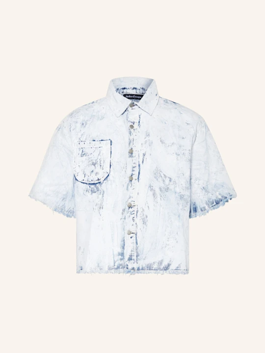 Zdjęcie produktu Atelier D’Roupa Jeansowa Koszula Wierzchnia Survivor grau ATELIER D'ROUPA