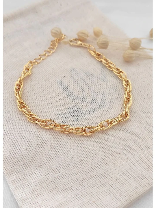 Zdjęcie produktu atelier MIU Pozłacana bransoletka - dł. 16 cm rozmiar: onesize złoty