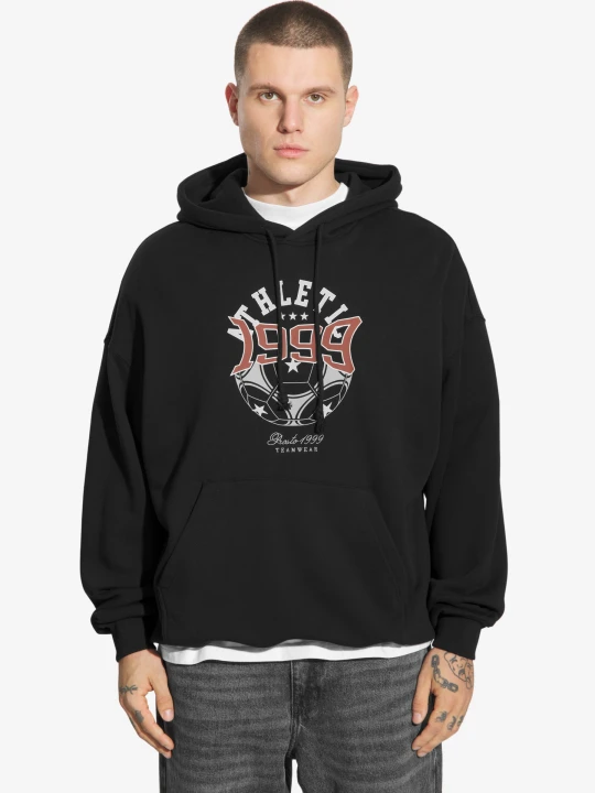 Zdjęcie produktu Athletic bluza z kapturem męska czarna PROSTO.