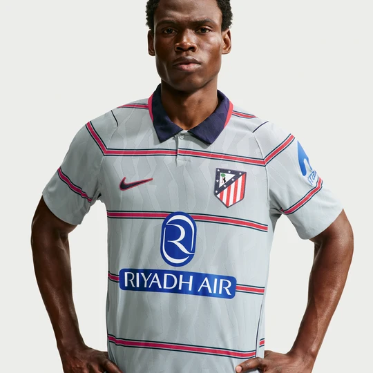 Zdjęcie produktu Autentyczna męska koszulka piłkarska Nike Aero-FIT Atlético Madryt Match 2026 / 27 (wersja trzecia) - Szary