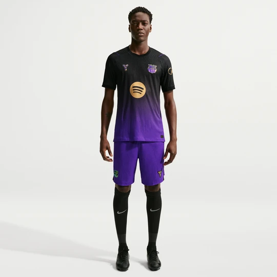 Zdjęcie produktu Autentyczne męskie spodenki piłkarskie Kobe Aero-FIT FC Barcelona Match 2026 / 27 (wersja wyjazdowa) - Fiolet Nike