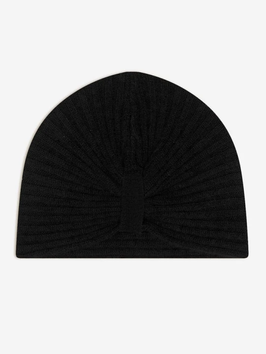 Zdjęcie produktu AUTHENTIC CASHMERE Kaszmirowa czapka "Petre" w kolorze czarnym rozmiar: onesize