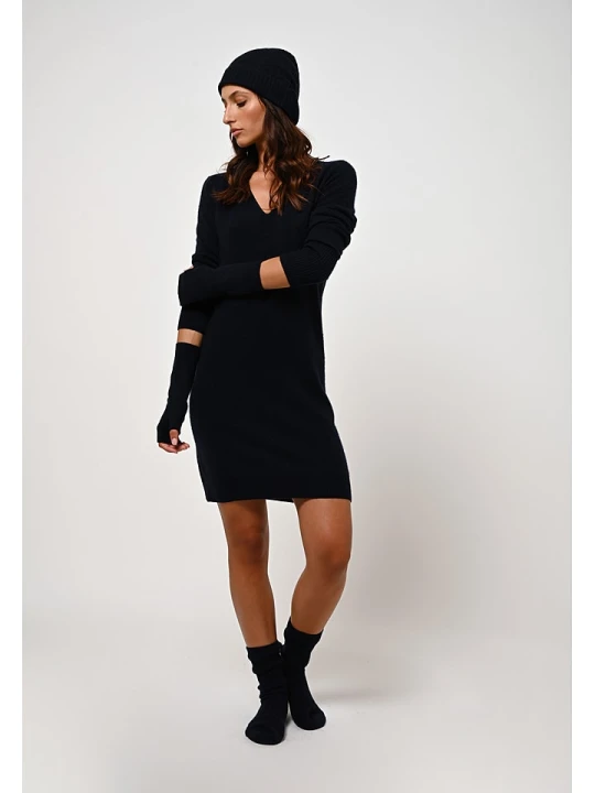 Zdjęcie produktu AUTHENTIC CASHMERE Kaszmirowa czapka "Scott" w kolorze granatowym rozmiar: onesize