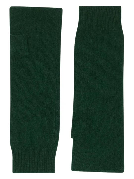 Zdjęcie produktu AUTHENTIC CASHMERE Kaszmirowe mankiety "Serre" w kolorze zielonym rozmiar: onesize
