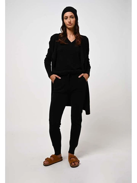 Zdjęcie produktu AUTHENTIC CASHMERE Kaszmirowy kardigan "Chésery" w kolorze czarnym rozmiar: XL