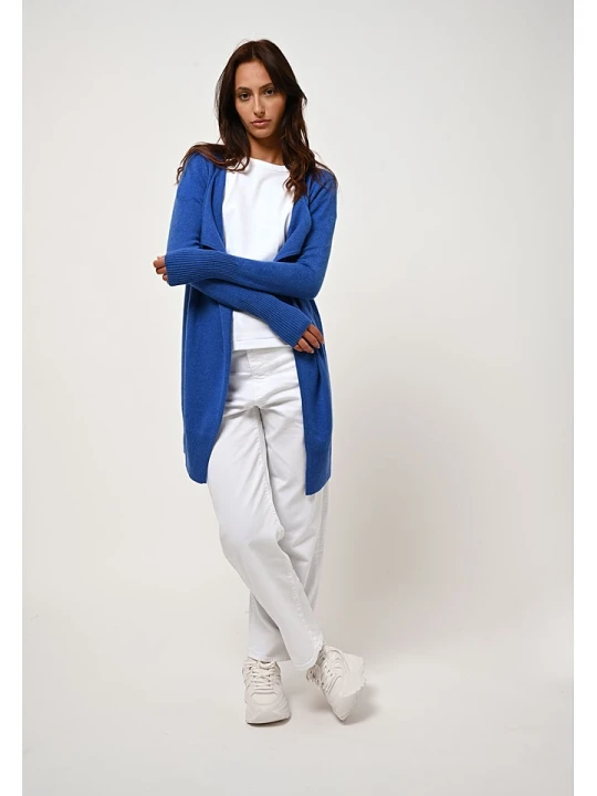 Zdjęcie produktu AUTHENTIC CASHMERE Kaszmirowy kardigan "Chésery" w kolorze niebieskim rozmiar: S