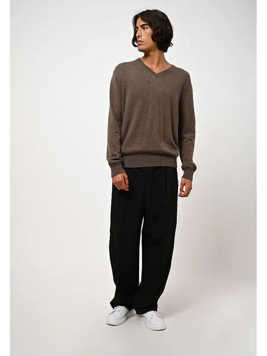 Zdjęcie produktu AUTHENTIC CASHMERE Kaszmirowy sweter "Agel" w kolorze brązowym rozmiar: M