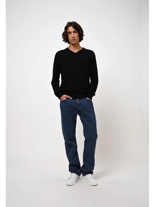 Zdjęcie produktu AUTHENTIC CASHMERE Kaszmirowy sweter "Agel" w kolorze czarnym rozmiar: XXL