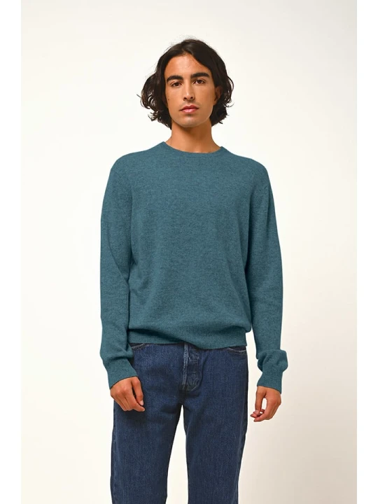 Zdjęcie produktu AUTHENTIC CASHMERE Kaszmirowy sweter "Aigliére" w kolorze niebieskim rozmiar: XXL