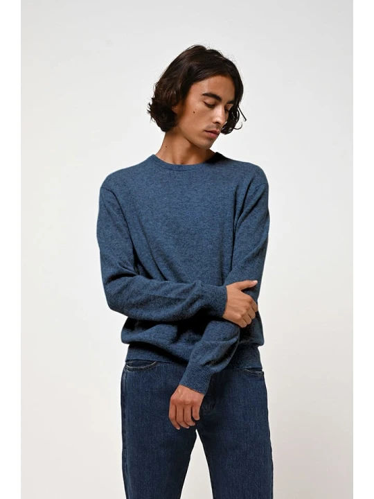 Zdjęcie produktu AUTHENTIC CASHMERE Kaszmirowy sweter "Aigliére" w kolorze niebieskim rozmiar: L