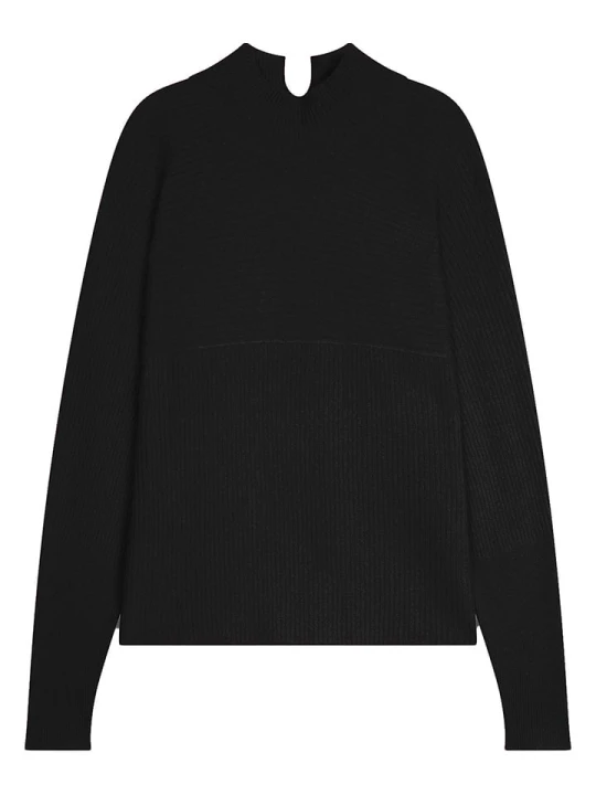 Zdjęcie produktu AUTHENTIC CASHMERE Kaszmirowy sweter "Benedicte" w kolorze czarnym rozmiar: XL