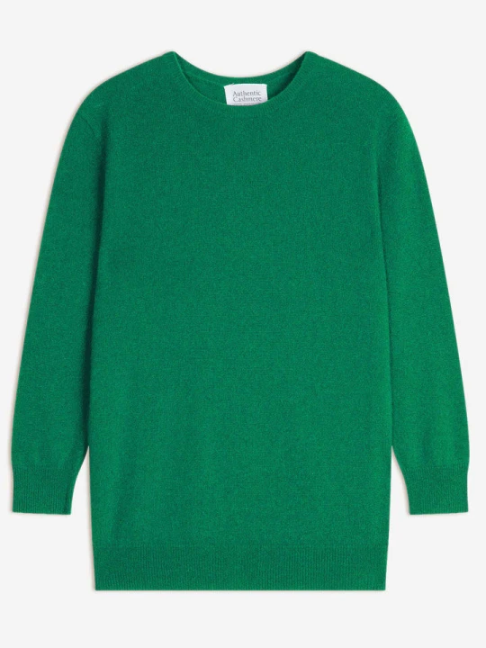 Zdjęcie produktu AUTHENTIC CASHMERE Kaszmirowy sweter "Estaris" w kolorze zielonym rozmiar: S
