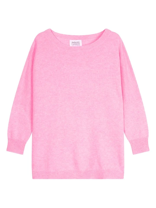 Zdjęcie produktu AUTHENTIC CASHMERE Kaszmirowy sweter "Goléon" w kolorze jasnoróżowym rozmiar: S