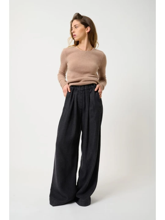 Zdjęcie produktu AUTHENTIC CASHMERE Kaszmirowy sweter "Ivy" w kolorze beżowym rozmiar: S