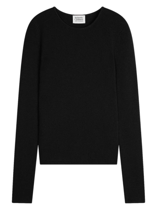 Zdjęcie produktu AUTHENTIC CASHMERE Kaszmirowy sweter "Ivy" w kolorze czarnym rozmiar: XL