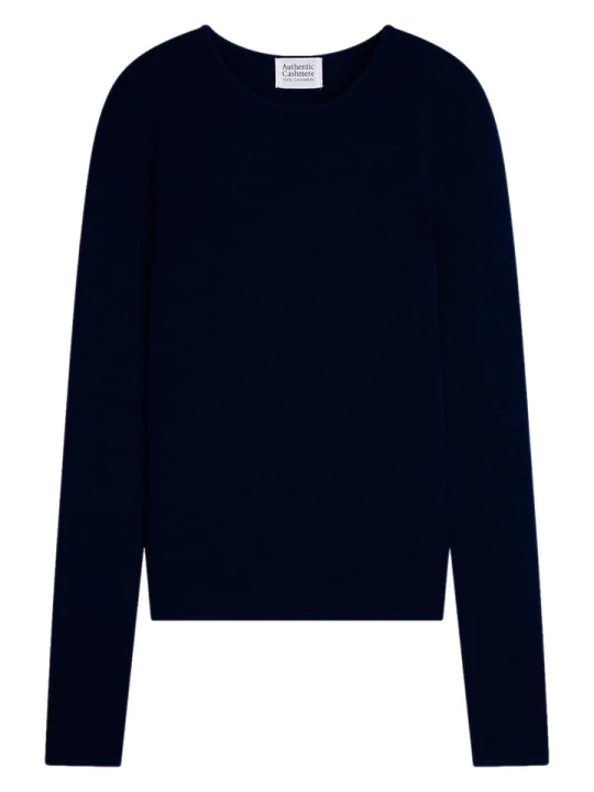 Zdjęcie produktu AUTHENTIC CASHMERE Kaszmirowy sweter "Ivy" w kolorze granatowym rozmiar: XXL