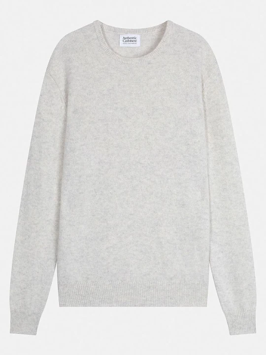 Zdjęcie produktu AUTHENTIC CASHMERE Kaszmirowy sweter "Victor" w kolorze jasnoszarym rozmiar: XL