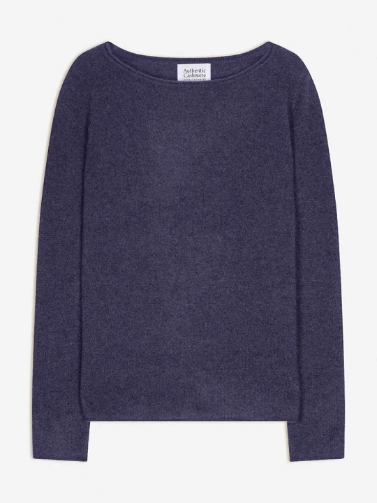 Zdjęcie produktu AUTHENTIC CASHMERE Kaszmirowy sweter w kolorze granatowym rozmiar: M