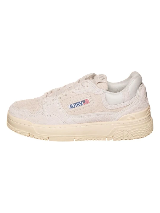 Zdjęcie produktu AUTRY Skórzane sneakersy "CLC Low" w kolorze kremowym rozmiar: 37