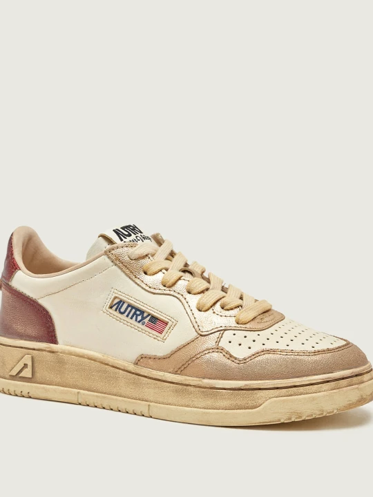 Zdjęcie produktu Autry Skórzane sneakersy SUPVINT ecru