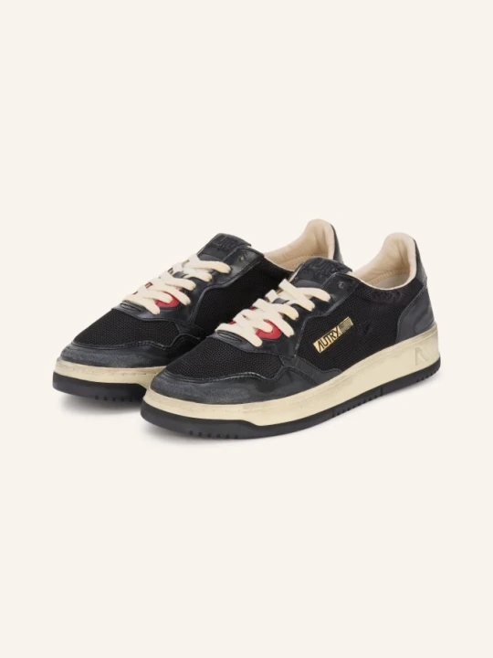 Zdjęcie produktu Autry Trampki Superstar Vintage Low Mesh schwarz CZARNY