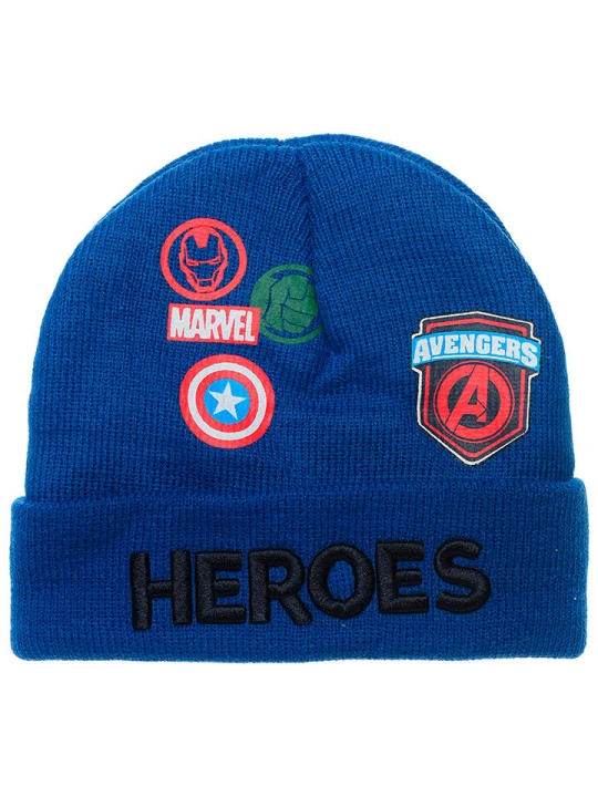 Zdjęcie produktu Avengers Czapka beanie "Avengers Classic" w kolorze niebieskim rozmiar: 54 cm