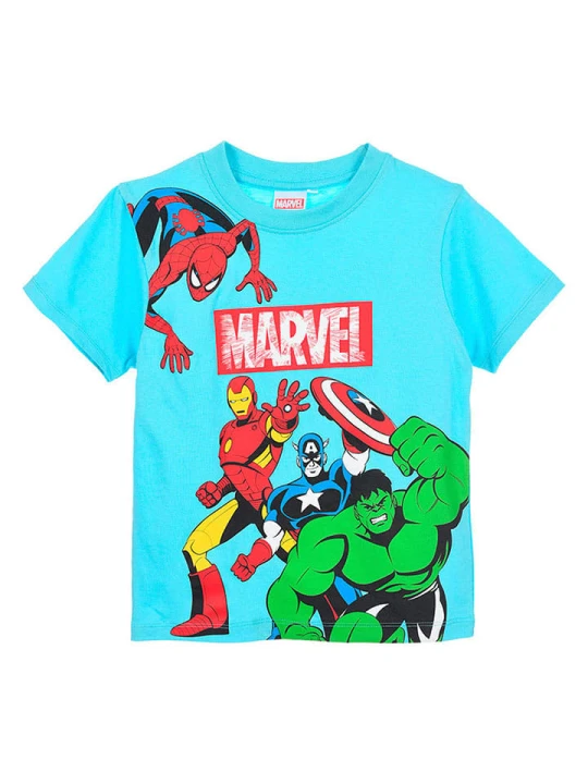 Zdjęcie produktu Avengers Koszulka "Avengers" w kolorze niebieskim rozmiar: 104
