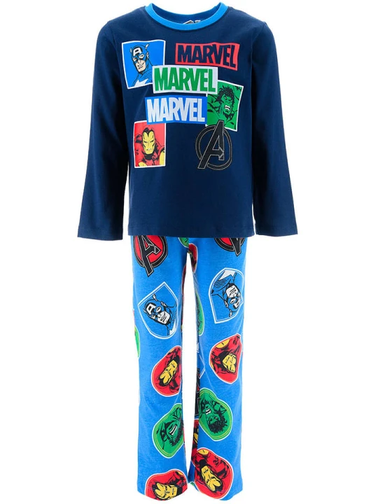 Zdjęcie produktu Avengers Piżama "Avengers" w kolorze niebieskim ze wzorem rozmiar: 104